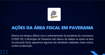 Ações da Área Fiscal em Paverama Ações da Área Fiscal em Paverama