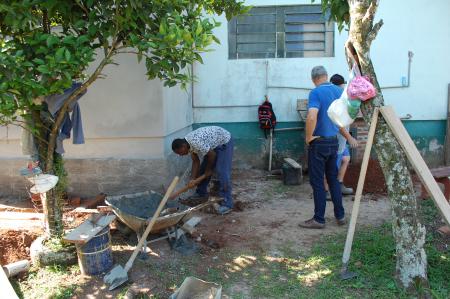 Creche de Fazenda São José atinge 80% da reforma concluída Creche de Fazenda São José atinge 80% da reforma concluída