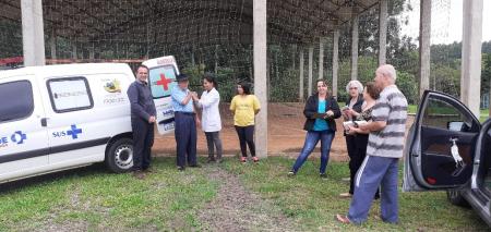 Vacinação no pavilhão coberto localizado na Cidade Baixa, em frente a Escola Professora Gonçalina Pinto Vilanova