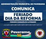 Feriado Dia da Reforma 2024