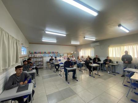 Início do Curso de Leitura e Interpretação de Desenho Técnico Mecânico e Metrologia pelo RS Qualific
