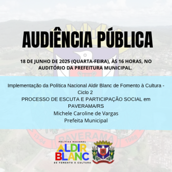 AUDIÊNCIA PÚBLICA