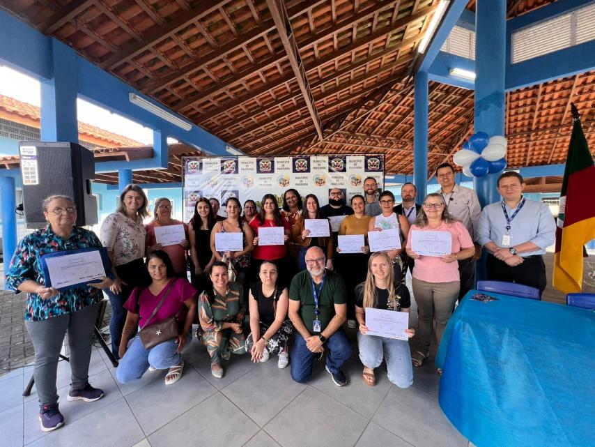 Paverama celebra a formatura dos cursos da Carreta do Saber