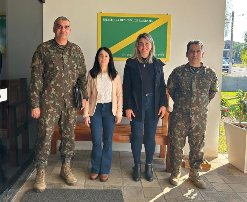 Município recebe a visita do Serviço Militar 
